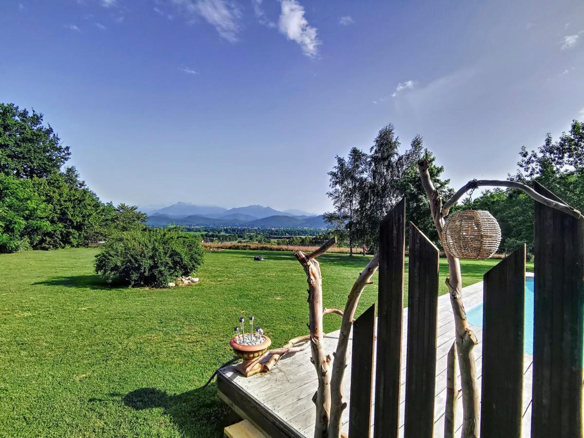 La Roulotte Du Cagire - 4 Pers - Pyrenees Casa de hóspedes Villeneuve-de-Rivière Exterior foto