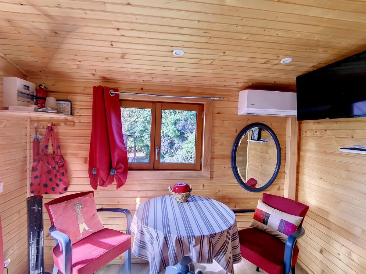 La Roulotte Du Cagire - 4 Pers - Pyrenees Casa de hóspedes Villeneuve-de-Rivière Exterior foto
