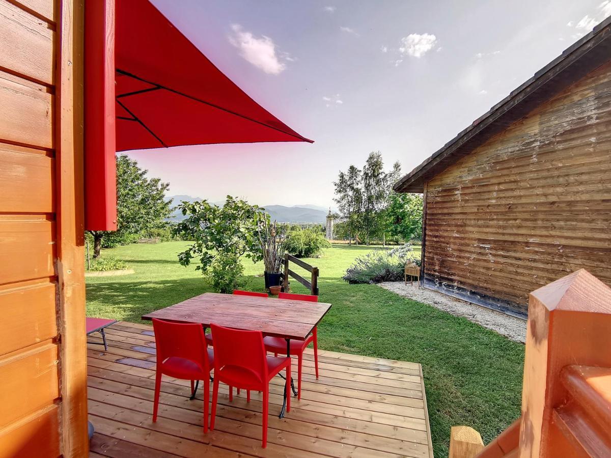 La Roulotte Du Cagire - 4 Pers - Pyrenees Casa de hóspedes Villeneuve-de-Rivière Exterior foto